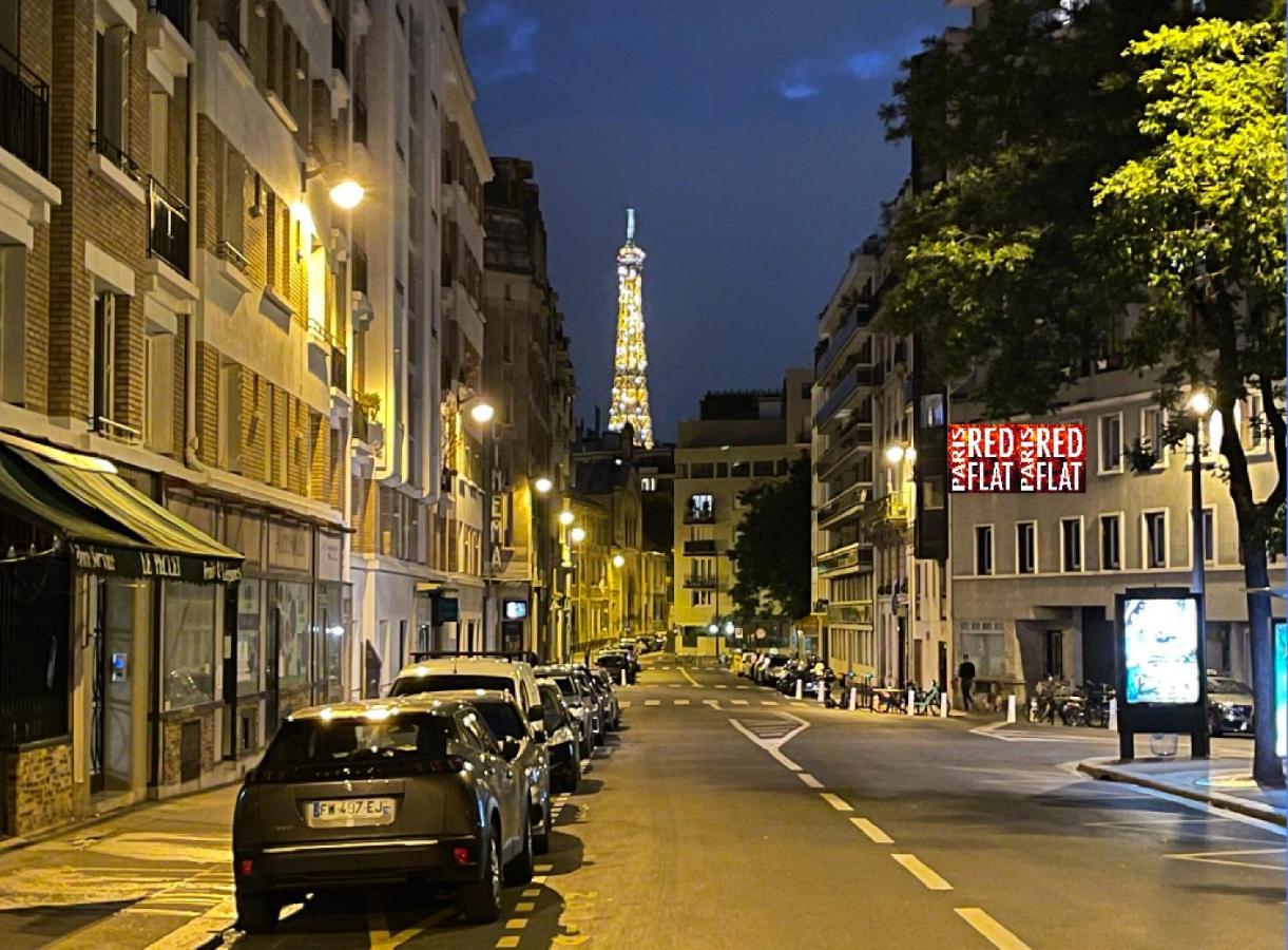 Ferienwohnung Red Flat Paris Exterior foto