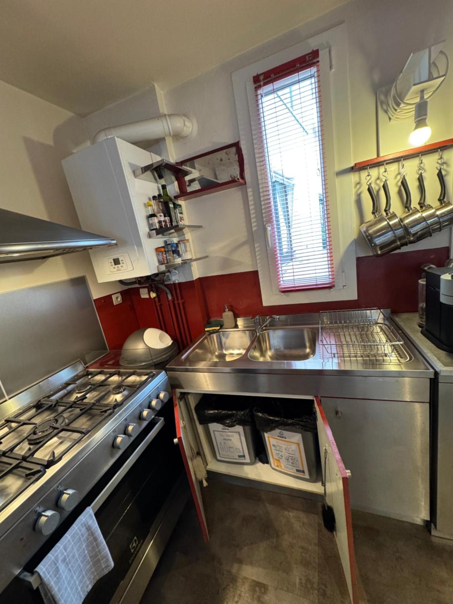Ferienwohnung Red Flat Paris Exterior foto