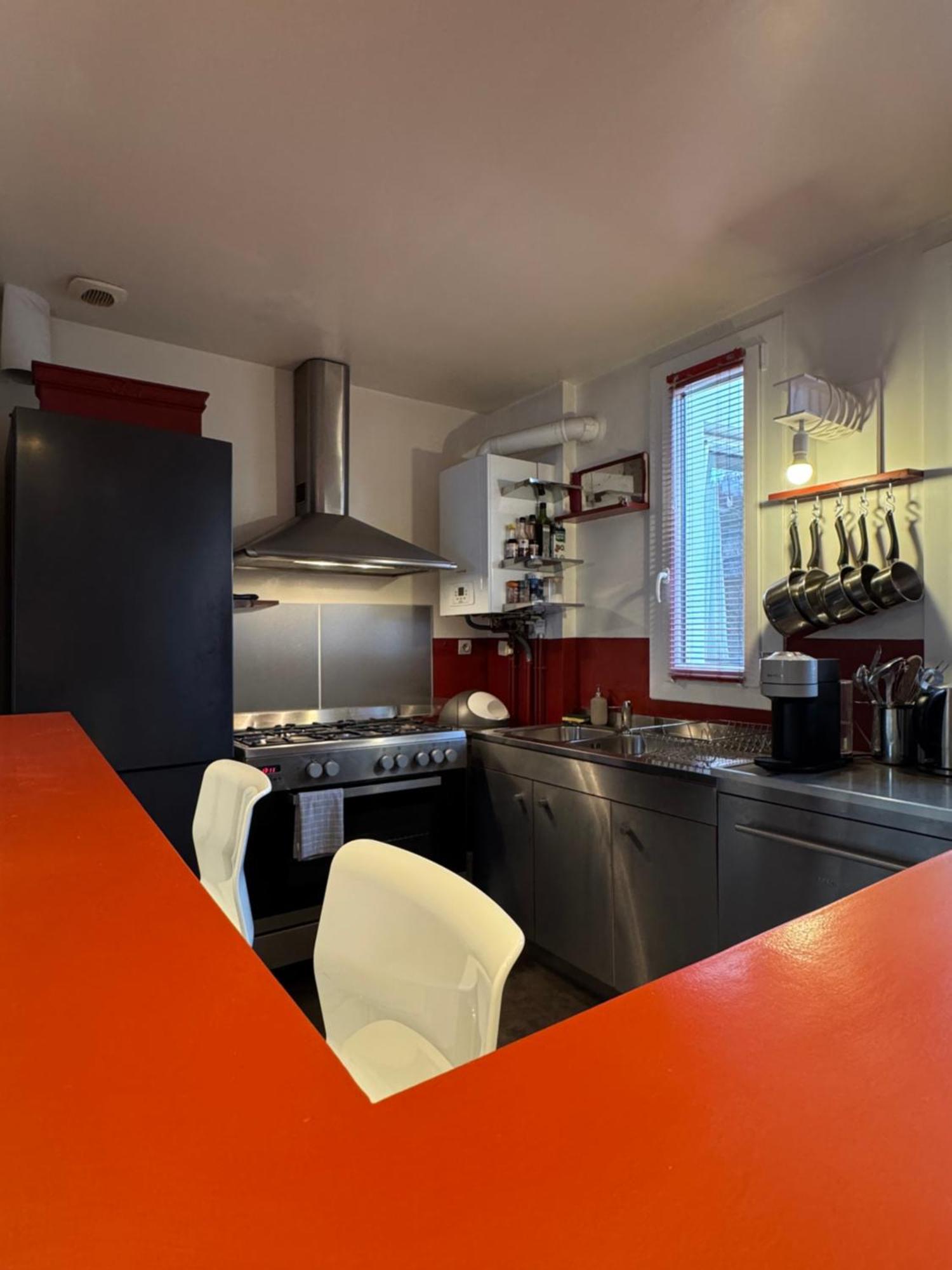 Ferienwohnung Red Flat Paris Exterior foto