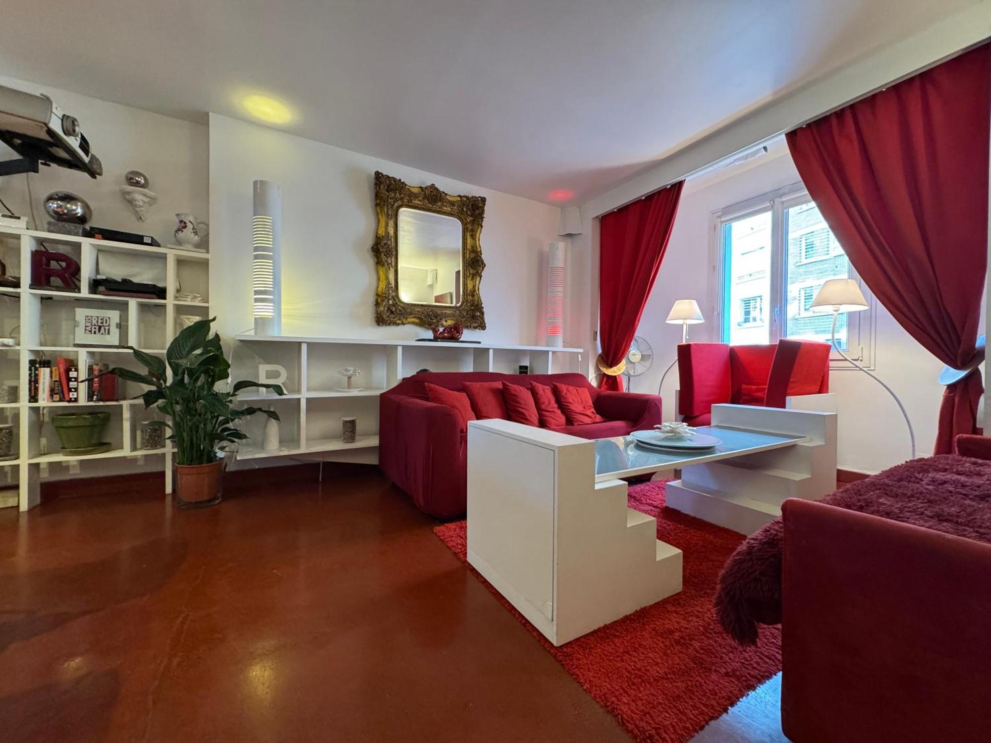 Ferienwohnung Red Flat Paris Exterior foto