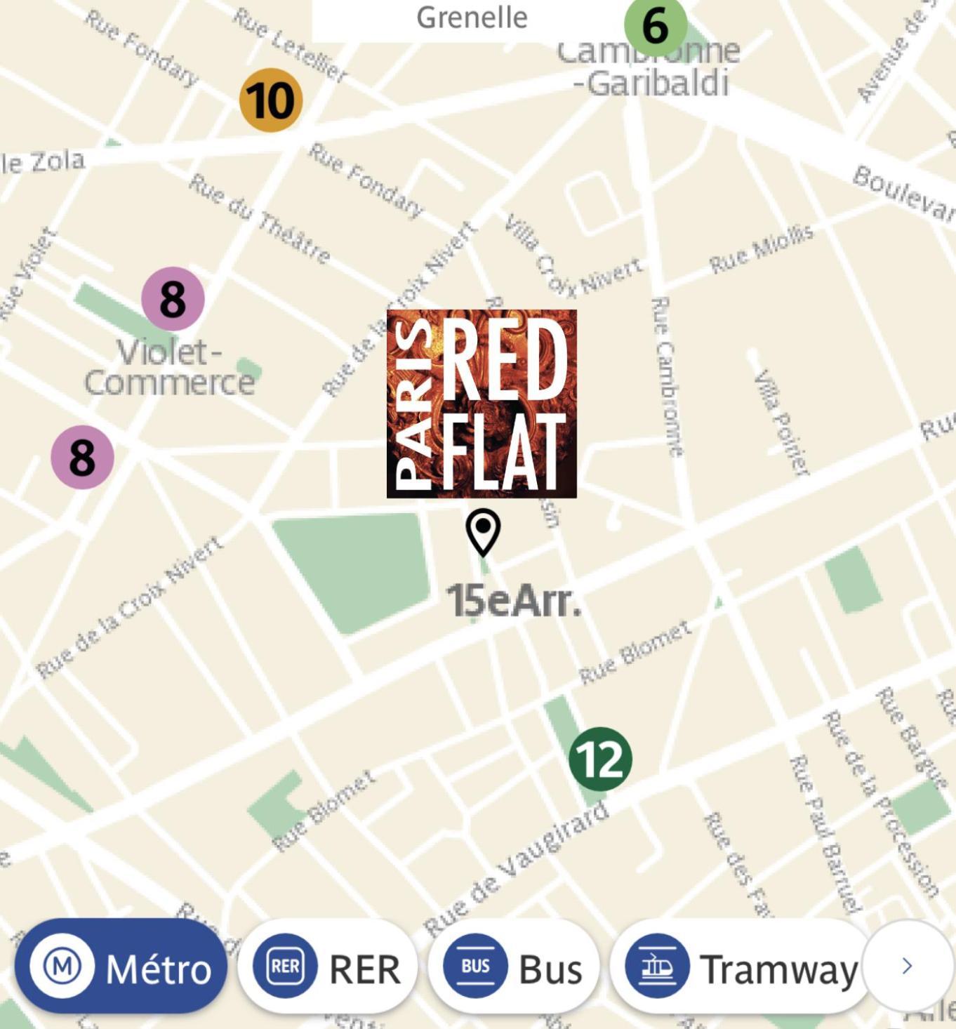 Ferienwohnung Red Flat Paris Exterior foto