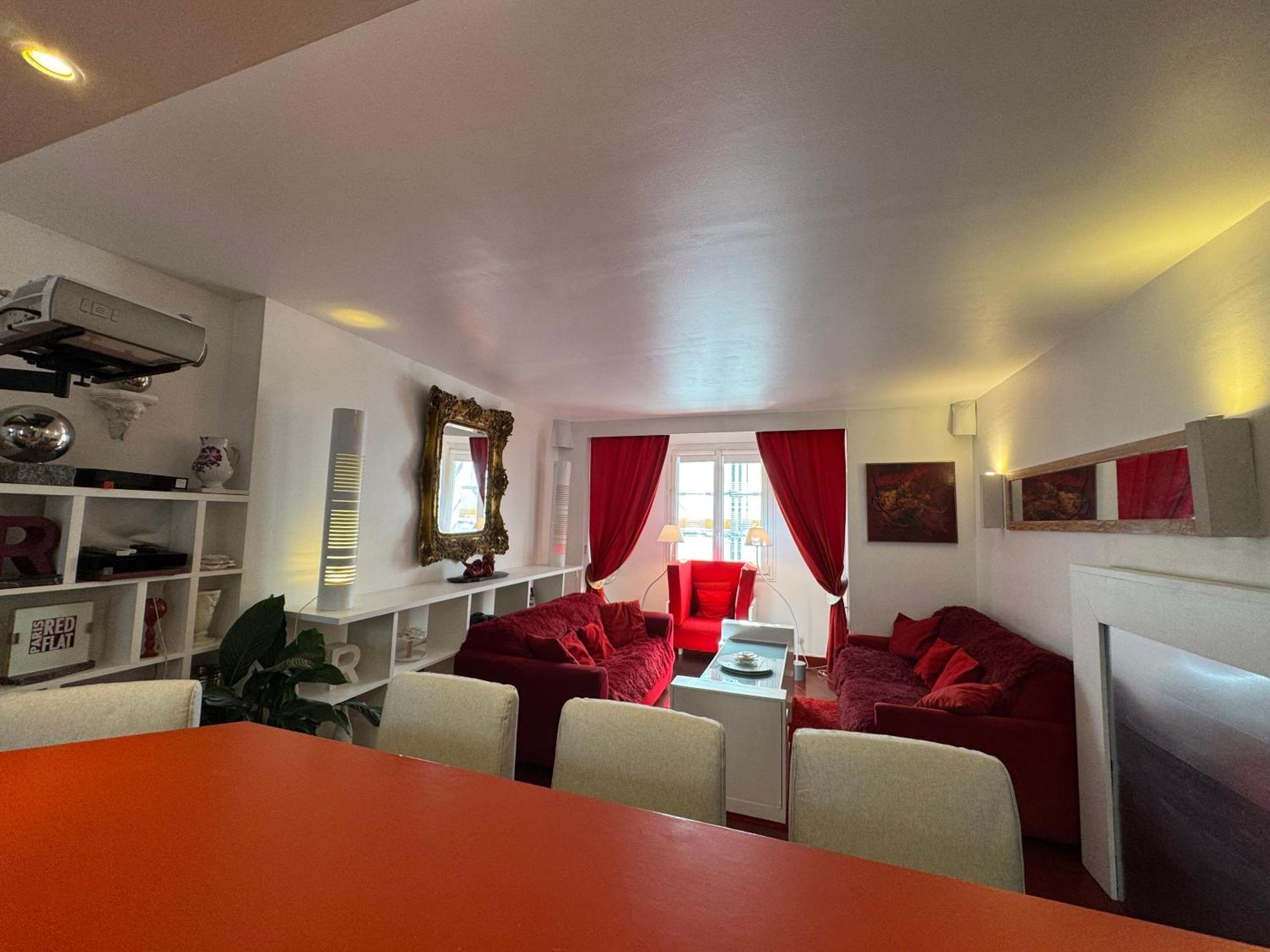Ferienwohnung Red Flat Paris Exterior foto