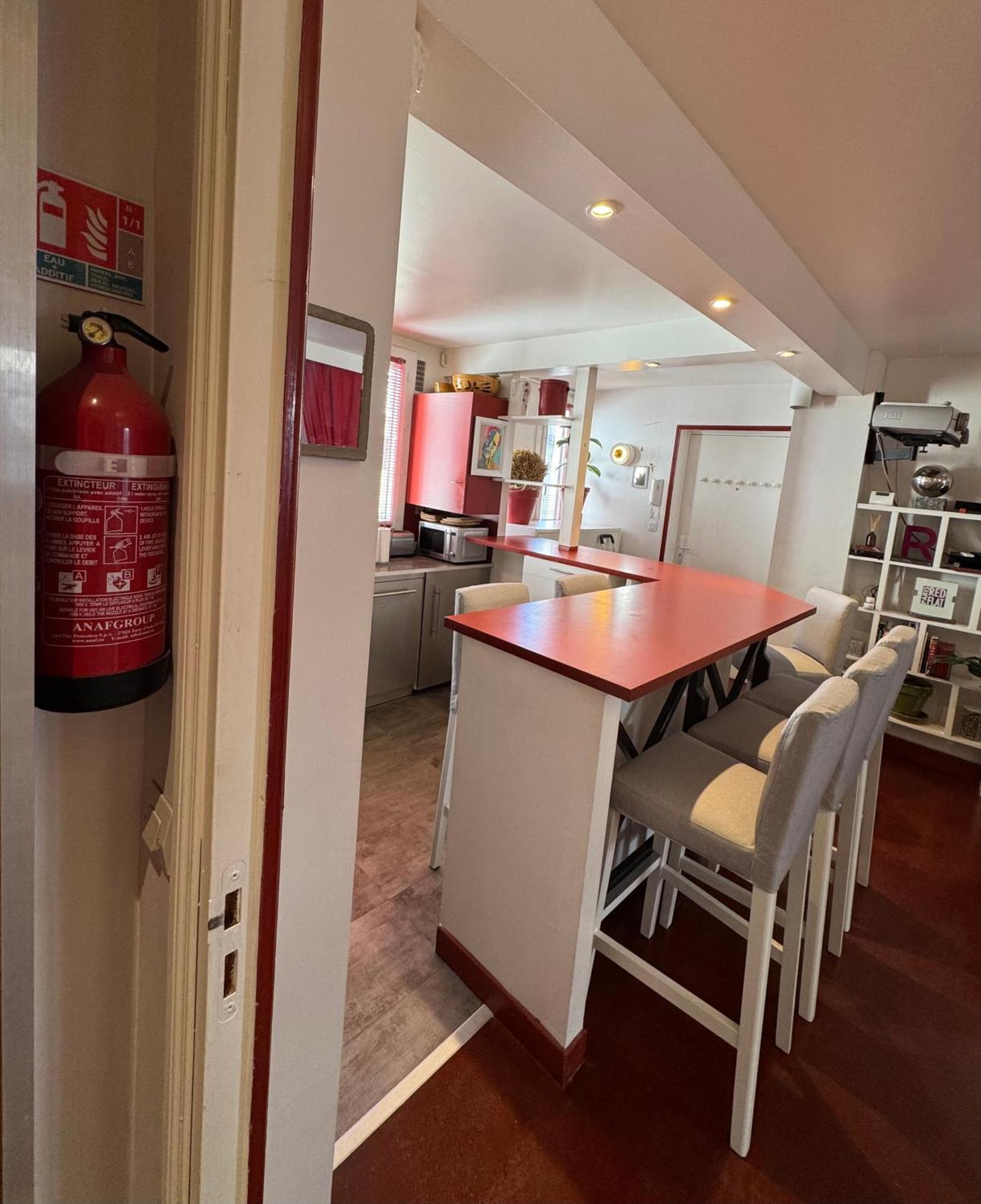 Ferienwohnung Red Flat Paris Exterior foto